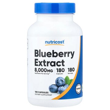 Nutricost, 藍莓提取物，160 毫克，180 粒膠囊