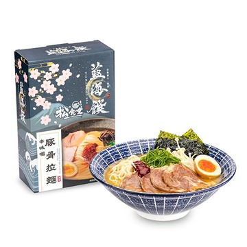 藍海饌~辛味噌豚骨拉麵590g*2入／盒