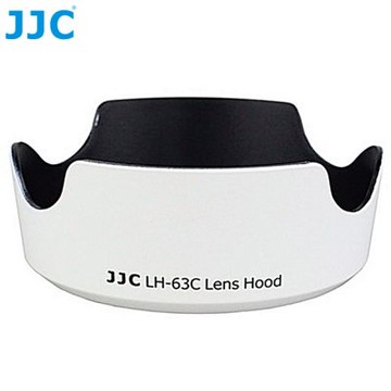 (白色)JJC副廠Canon相容佳能原廠EW-63C遮光罩LH-63C WHITE適RF 24-50mm F4.5-6.3 RF-S 14-30mm F4-6.3 PZ IS STM