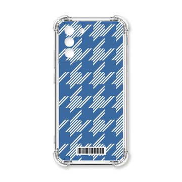 S系列(其他) 殼 TRON 三星 S21 FE 5G 條紋千鳥紋  載具 四角防摔殼 手機殼