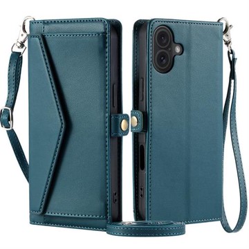 適用三星A55 A35 A25 A15錢包信封款A05手機皮套A05S保護殼A54翻蓋式A34插卡A14支架長短掛繩斜挎4G 5G