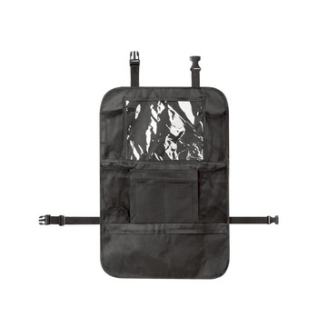 FANCY LIFE 汽車收納袋 03 前坐掛式10格網兜款  1個  黑色