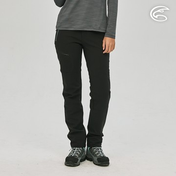 ADISI 女POWER SHIELD PRO高機能抗風透氣保暖褲AP2021009 (XS-XL) 黑色｜防風 高抗水 撥水 快乾 耐磨 彈性 神褲 登山褲