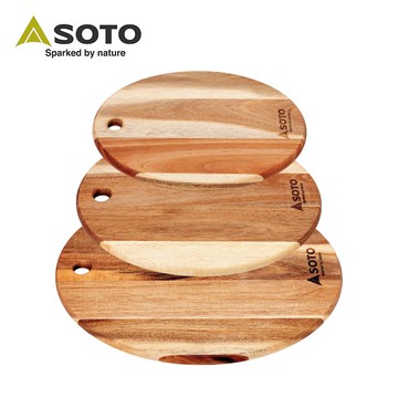 日本SOTO 多功能三合一相思木砧板 ST-6501 (S/M/L)