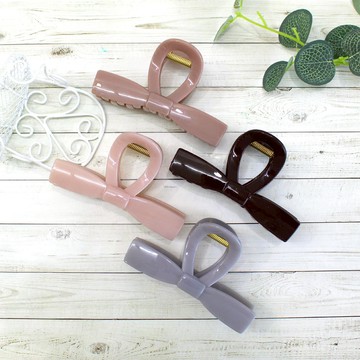 Bijoux C.氣質蝴蝶結抓夾10cm混色
