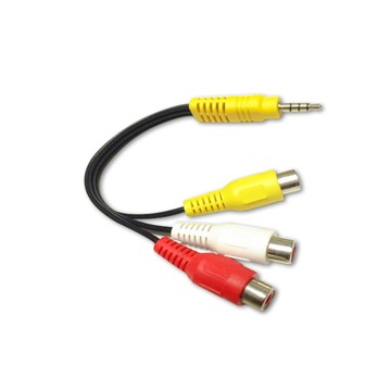UNI-STAR 3.5mm公-AV端子母轉接線(TVC-35AV)