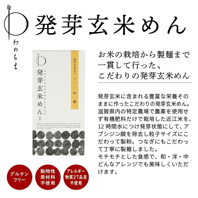 お歳暮 グルテンフリー 麺 パスタ 発芽玄米 特定原材料不使用 ヴィーガン 国産 滋賀県産 米粉 ラーメン 発芽玄米めん ジャージャー麺の素 ギフト