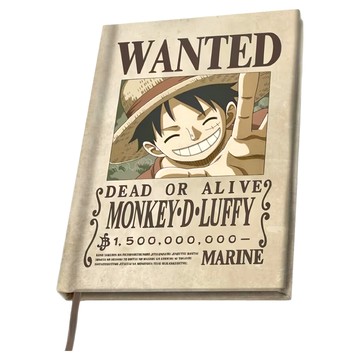 ABYSTYLE 航海王 A5筆記本  魯夫懸賞  1本