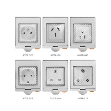 Sonoff  S55易微聯墻壁智能插座遠程控制防水智能插座