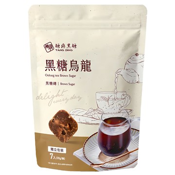 糖鼎 黑糖烏龍 Oolong tea Brown Sugar 黑糖磚 獨立包裝  30g  7顆  1袋