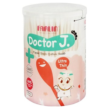 FARLIN 紙軸棉花棒 天然柔軟棉材 極細設計  190支  1盒