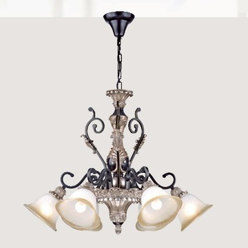 E27古典風吊燈六燈 B236-81-22685