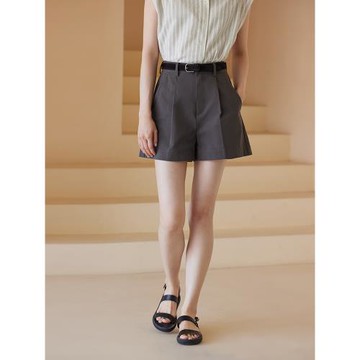 哈齒小姐 夏日長腿短褲挺括天絲棉高腰A字百搭休閑不挑人顯瘦褲子