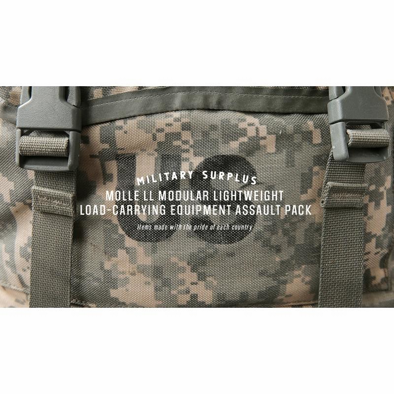 実物 USED 米軍 MOLLE II 3DAY アサルトパック ACU（UCP） ミリタリーバッグ バックパック リュック デイパック 軍物 軍モノ【クーポン対象外】【I】  LINEショッピング