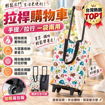 折疊購物車 🛒 買菜小拉車 🧺 拉桿購物車 手拉車 🚶 超市購物車 家用拖車 🏠 便攜購物袋 肩背購物袋 ✨