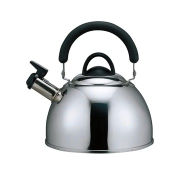 【日本製🇯🇵 KAI貝印】2.5L 不鏽鋼鳴笛水壺｜IH電磁爐／瓦斯爐適用｜長嘴防燙燒水壺