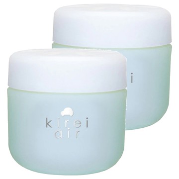 晴香堂 kirei air 粉彩系列 車用芳香膏 (綠色花香)  2罐