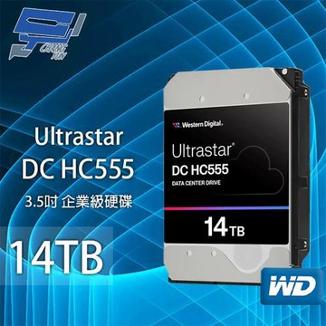 WDUltrastar DC HC555 14TB 3.5吋企業級硬碟(WUH722014ALE6L4) (WUH722014CLE6L4)昌運監視器