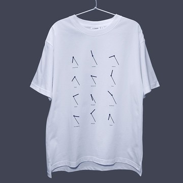 6:25am Time Difference Tee - 白色