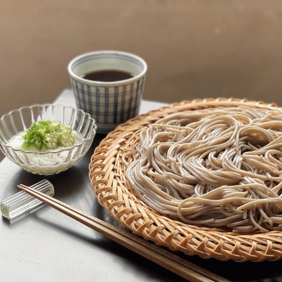 会津高原そば 200g ×10束 (細切り)／ 奈良屋 蕎麦 そば 乱切り 田舎そば 山芋つなぎ