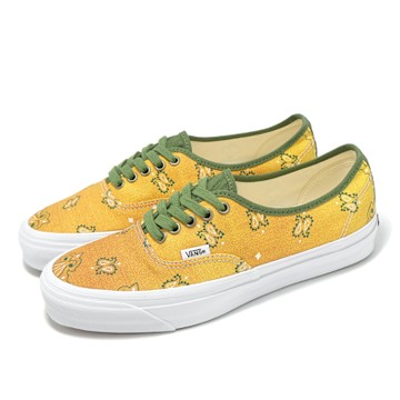 Vans 休閒鞋 Lx Authentic 44 男鞋 女鞋 黃 綠 變形蟲 經典 板鞋 VN000D5KESC