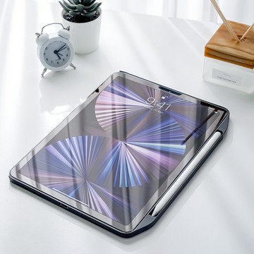 【超值組合】iPad日本原料繪畫奈米吸盤可拆式類紙膜+強化玻璃貼
