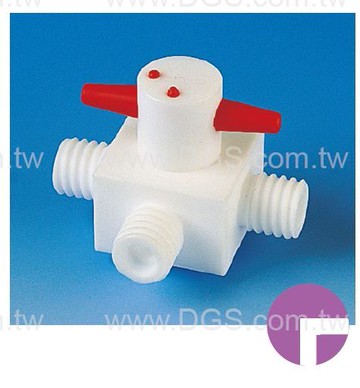 《BOHLENDER》三方 二通活栓 PTFE 3-Way Stopcocks, PTFE