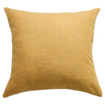 快豹 Doro 棉麻 無流蘇 黃色 45公分x45公分 抱枕套  1個