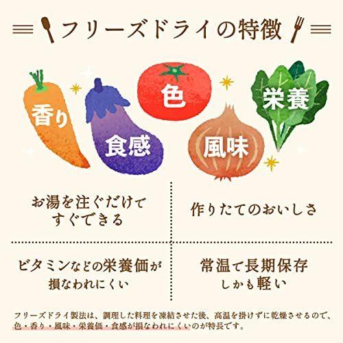 アマノフーズ フリーズドライ おかず 丼の具 カレー 5種10食 詰め合わせ 味噌汁 金のだし なす 1食 セット