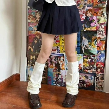 【砂糖夢境】鹽系少女慵懶風奶油堆堆襪女春夏季jk過膝襪日系軟萌學院風及膝襪