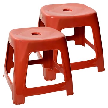 美力椅/塑膠椅/椅凳  顏色隨機  2個