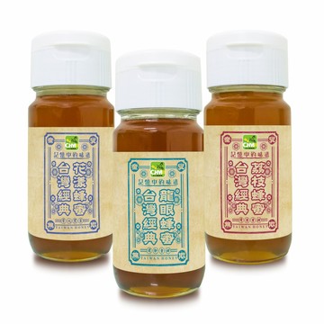 彩花蜜 台灣經典蜂蜜700g超值組(龍眼+荔枝+花漾)