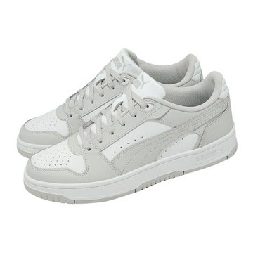 Puma 休閒鞋 Rebound Slam Lo 男鞋 女鞋 灰 皮革 復古 低筒 407169-04