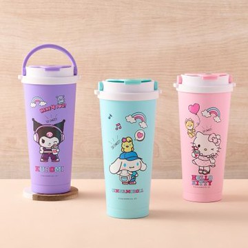 三麗鷗 休閒不鏽鋼吸管杯750ml 三款可選 P720