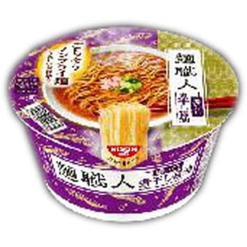 日清食品 日清麺職人 濃いだし 煮干し醤油 87g×12個入