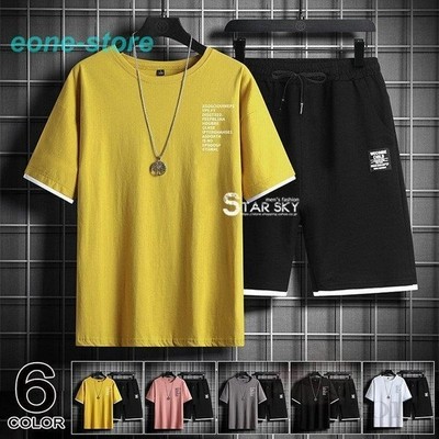 メンズ 夏 ジャージ 半袖パーカー ハーフパンツ 上下 冷感 スポーツ 夏物 通販 Lineポイント最大get Lineショッピング