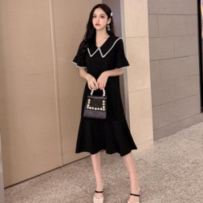 レディース春夏 大人 レトロ ゆったり 楽ちん シンプル 襟付き 半袖 ワンピース フリル ギャザー プチプラ かわいい おしゃれ ガーリ 通販 Lineポイント最大3 0 Get Lineショッピング