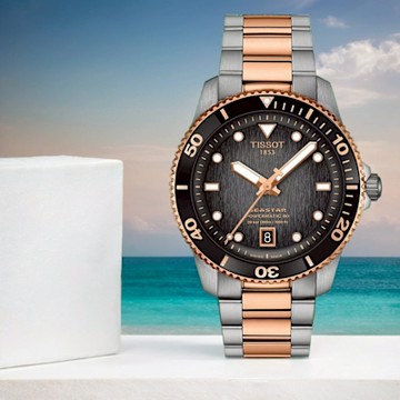 TISSOT 天梭 官方授權 Seastar 1000 T120.807.22.051.01 潛水機械錶 1212購物節 送禮推薦-40mm T1208072205101