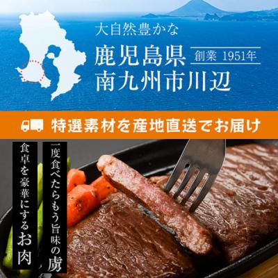 ふるさと納税 南九州市 期間限定!鹿児島黒毛和牛サーロインステーキ300g