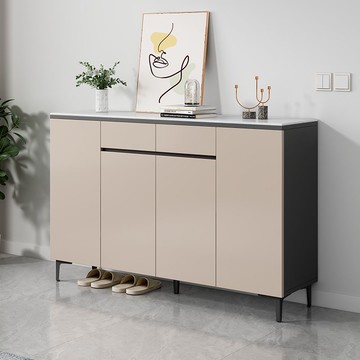 免運 鞋櫃 鞋架 換鞋凳 巖板鞋柜家用門口現代簡約入戶收納儲物柜客廳加厚玄關柜