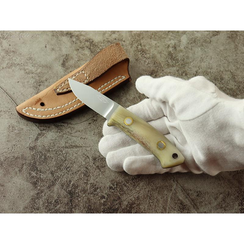 吉川 英治 作 0103 リトルベビー ユーティリティ VINNO-1 ビックホーン シースナイフ   Eiji Kikkawa  Little Baby Utility  Sheath knife