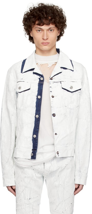 MM6 Maison Margiela 白色 Sports 牛仔夹克