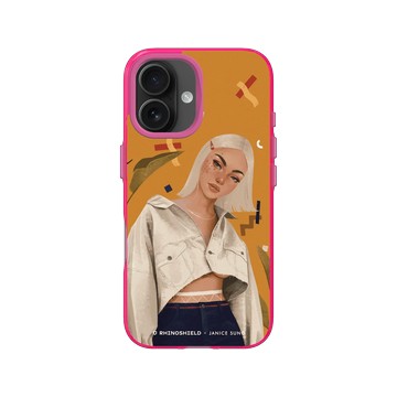 iPhone 16 Clear 粉漾桃 - Janice Sung - Anabelle 安娜貝爾