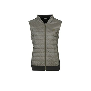 FILA GOLF 男防潑水鋪棉背心-褐色 1VEZ-6011-OV