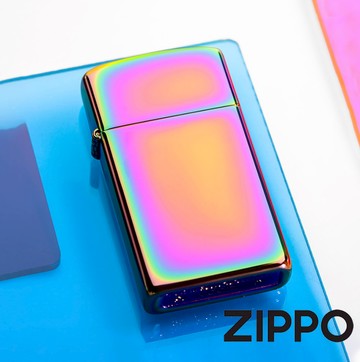 【ZIPPO】ZIPPO 20493 窄版幻彩(素面)防風打火機