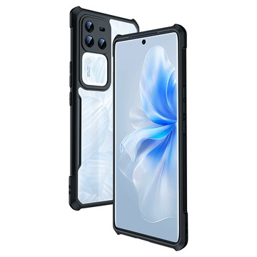 XUNDD 軍事防摔 vivo V30 Pro 5G 鏡頭全包覆 清透保護殼 手機殼(夜幕黑)