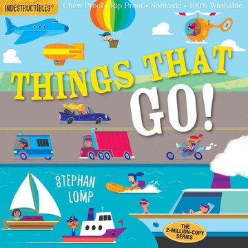 Indestructibles:Things That Go!-咬咬書