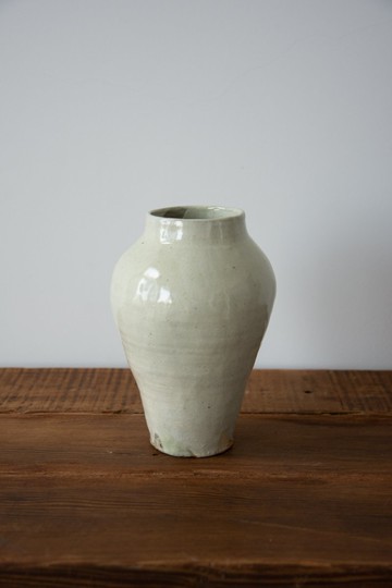 白化妝花器 陶器