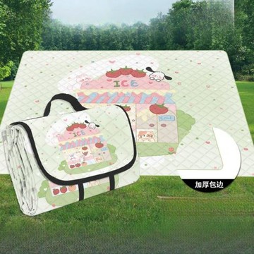 加厚超聲波野餐墊戶外春游地墊野墊便攜防水可折疊