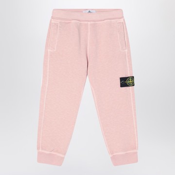 Pink cotton jogging pants